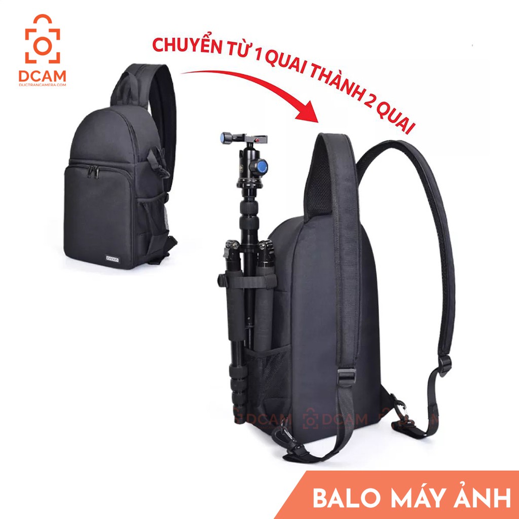 Balo máy ảnh Caden THAO TÁC NHANH - CHỐNG NƯỚC 100%