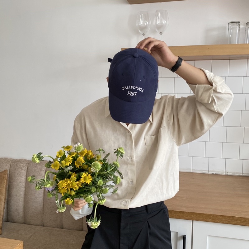 ÁO SƠ MI NAM - HEEBYOHI - Màu Be Latte Linen Cao Cấp