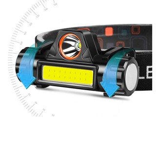 Đèn Đội Đầu Mini Siêu Sáng, Đèn Pin Đội Đầu Mini Siêu Sáng 3in1
