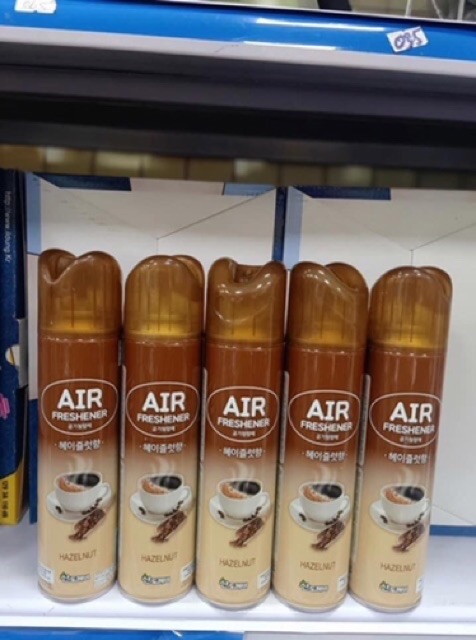 Bình xịt khử mùi hương cafe sữa 370ml - nước hoa ô tô- bình xịt cafe air chính hãng hàn quốc - Khải Huy Scar