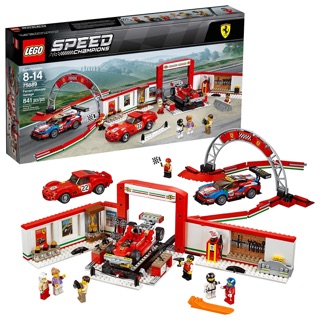 Đồ chơi lắp ráp Lego Speed Champion 75889 - Đội Xe Đua Ferrari