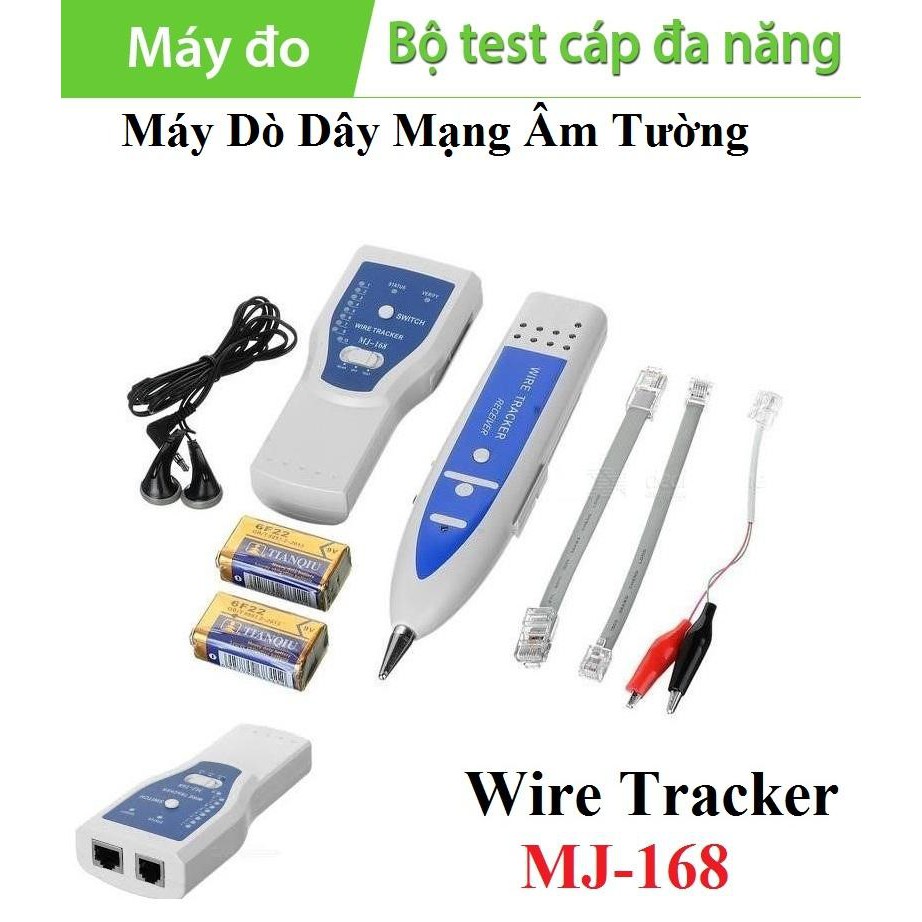 Máy Dò Dây Mạng Âm Tường Wire Tracker MJ-168