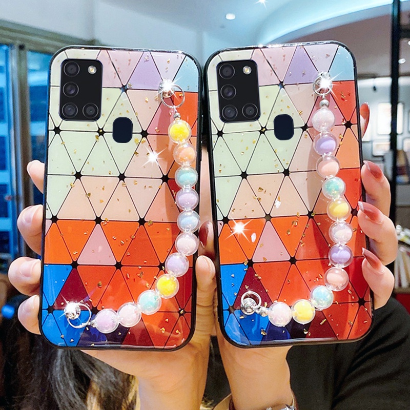 Ốp Điện Thoại Gắn Trái Tim Nhiều Màu Cho Samsung Galaxy A33 A53 AA73 M33 M53 5G A02S A03S A02 A03 Core A32 4G A32 5G A52 A72 A51 A71 4G 5G