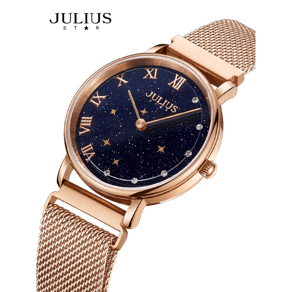 Đồng hồ nữ Julius Star Hàn Quốc JS-037 mặt kính sapphire dây nam châm