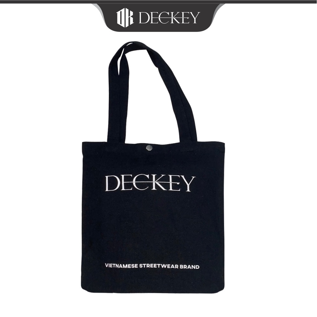 Túi Vải Tote Local Brand Deckey Phong Cách Năng Động (Có Nhiều Màu)