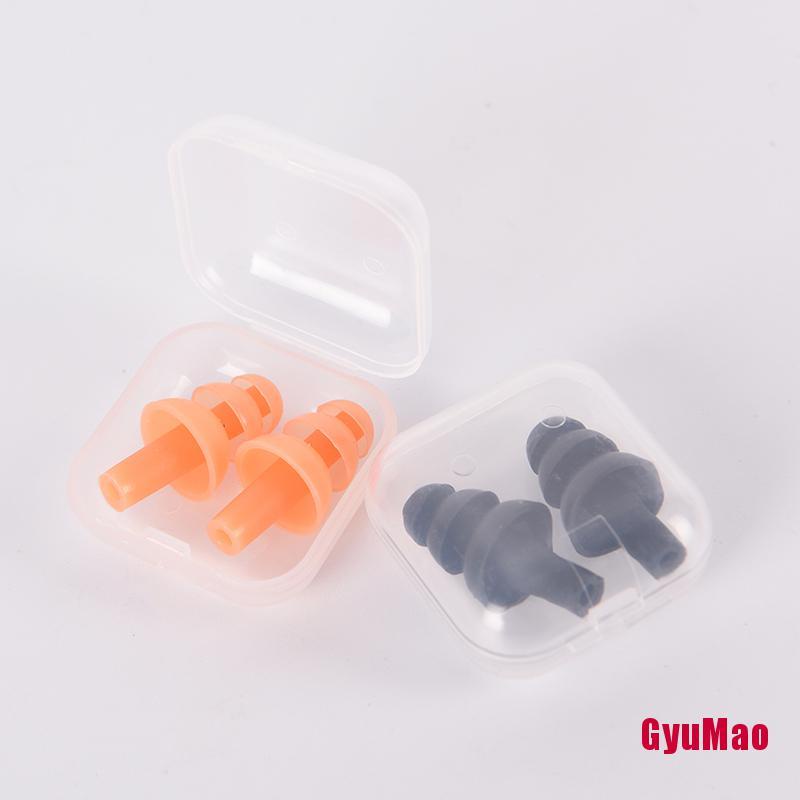 Nút Bịt Tai Bằng Silicon Mềm Chống Ồn Có Thể Tái Sử Dụng