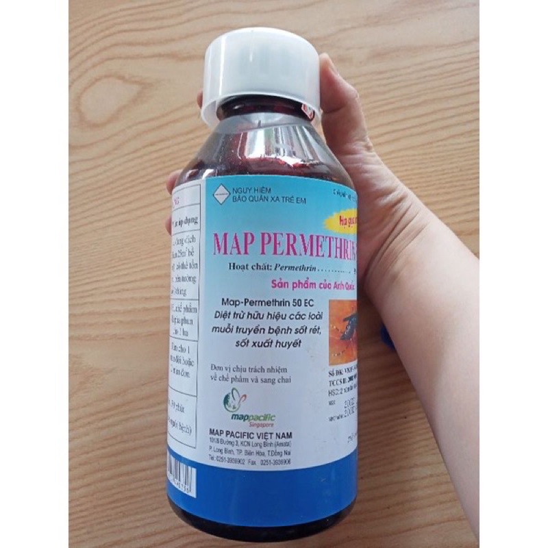 Thuốc diệt côn trùng map permethrin 50ec chai 1000ml