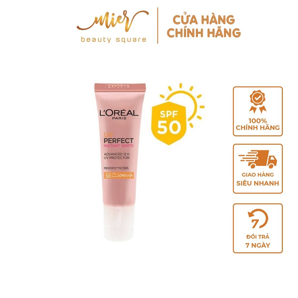 Kem Chống Nắng L'Oréal Dưỡng Sáng Da Tức Thì UV Perfect Rosy White 15ml