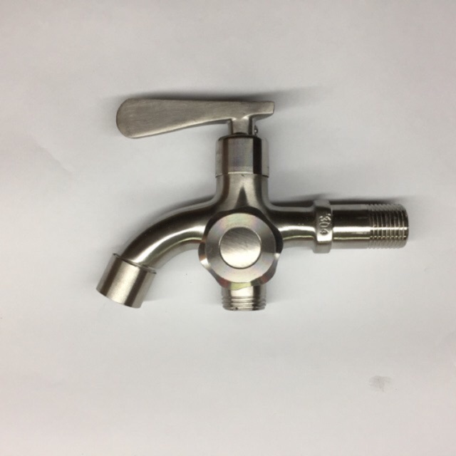Vòi Nước Lạnh Liền Vòi Inox304