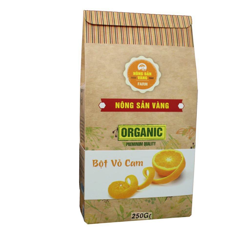 Bột Vỏ Cam Nguyên Chất 250gr - Nông Sản Vàng