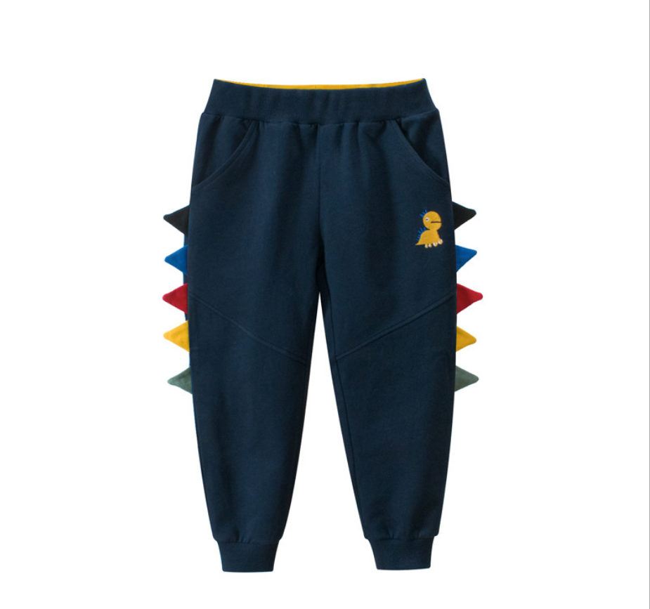 Children's Trousers Sweatpants Pocket Design Fins Autumn and Winter Spot