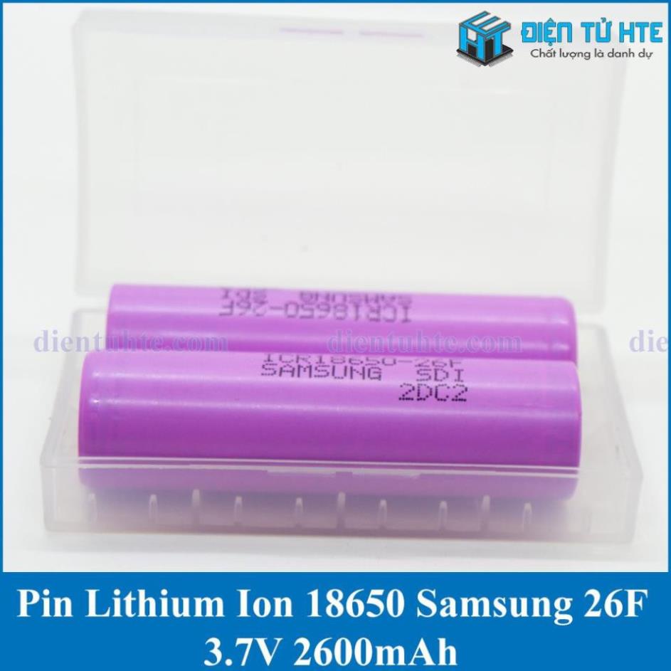 Pin Li-Ion 18650 Samsung ICR18650 26F 2600mAh