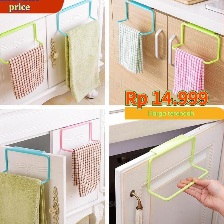 Giá Đỡ Treo Khăn Gắn Cửa Tủ 6.6 Over Tiện Dụng Cho Nhà Bếp / Phòng Tắm