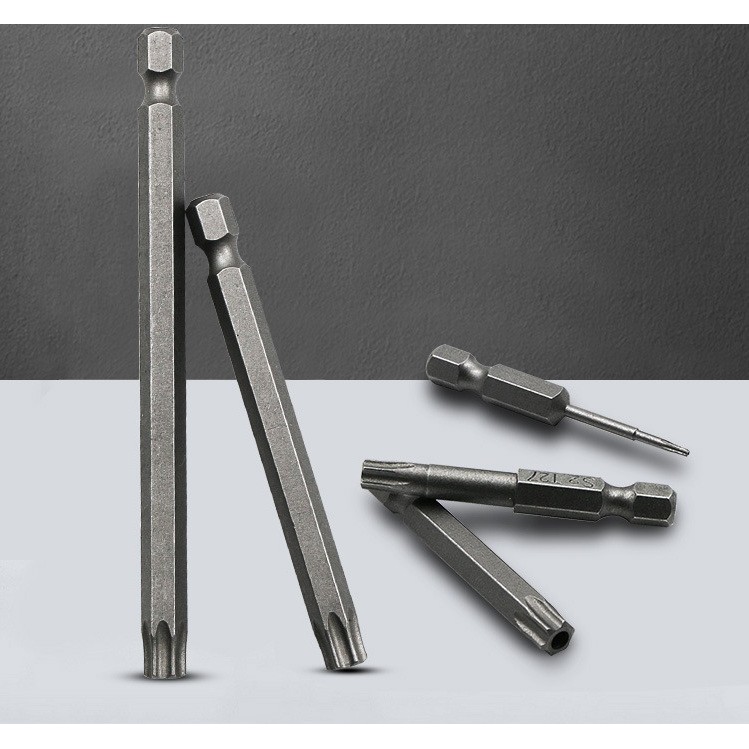 Bộ hoa thị lục giác cho khoan pin và máy bắt vít dài từ 50mm đến 200mm T6 đến T40