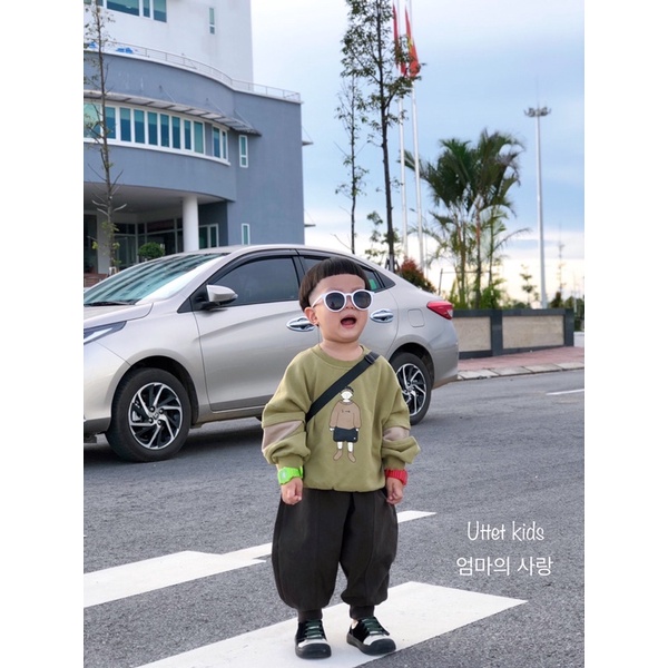 QUẦN KAKI HÀN QUỐC BO CHÂN 2207 DÀNH CHO BÉ GÁI VÀ BÉ TRAI SIZE 80 ĐẾN 120