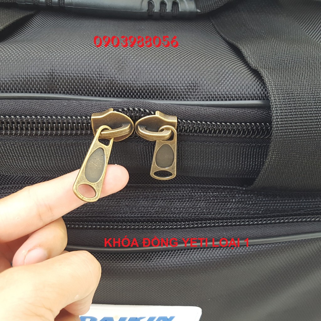 Túi đựng đồ nghề có ngăn dắt đồ nghề phía trong logo DKIN , PNSNIC hàng công ty