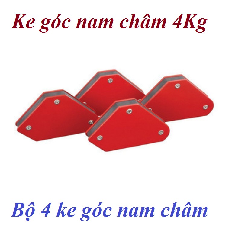 Ke góc nam châm mini lực hút 4kg-bộ 4