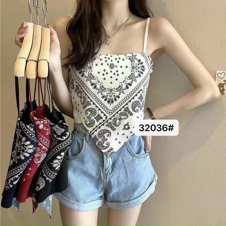 Áo Yếm đi biển họa tiết thổ cẩm - Chất đẹp