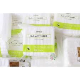Bông tẩy trang Miniso Than Hoạt Tính
