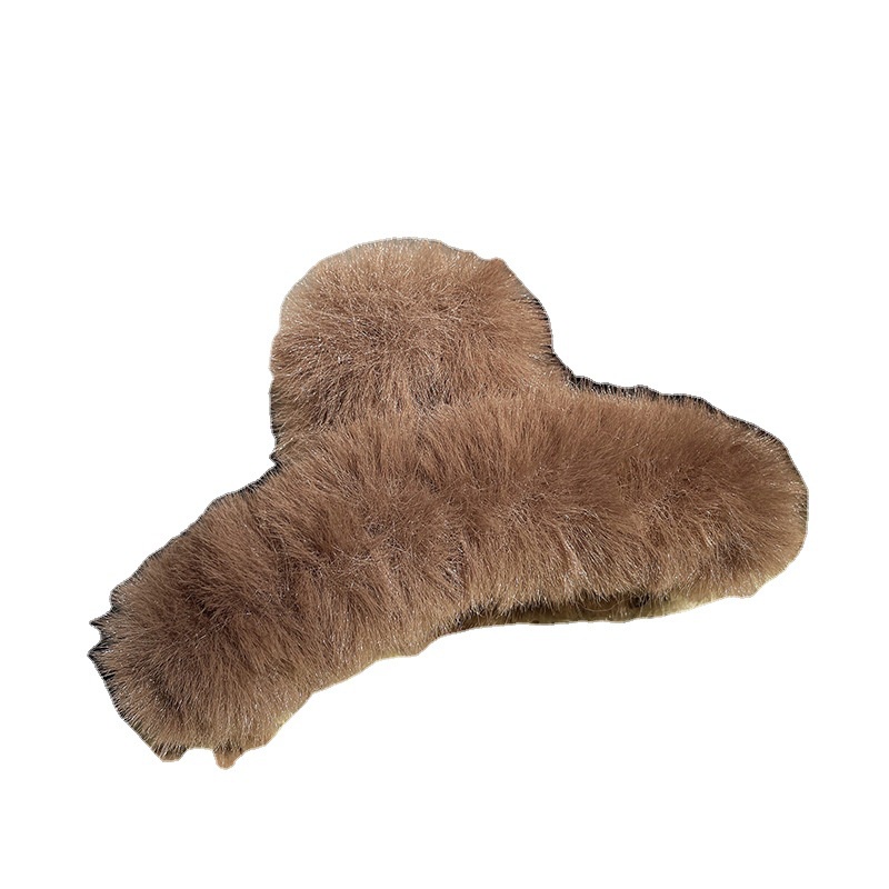 Kẹp Tóc Hình Cá Mập Phủ Lông Phong Cách Mới 2022