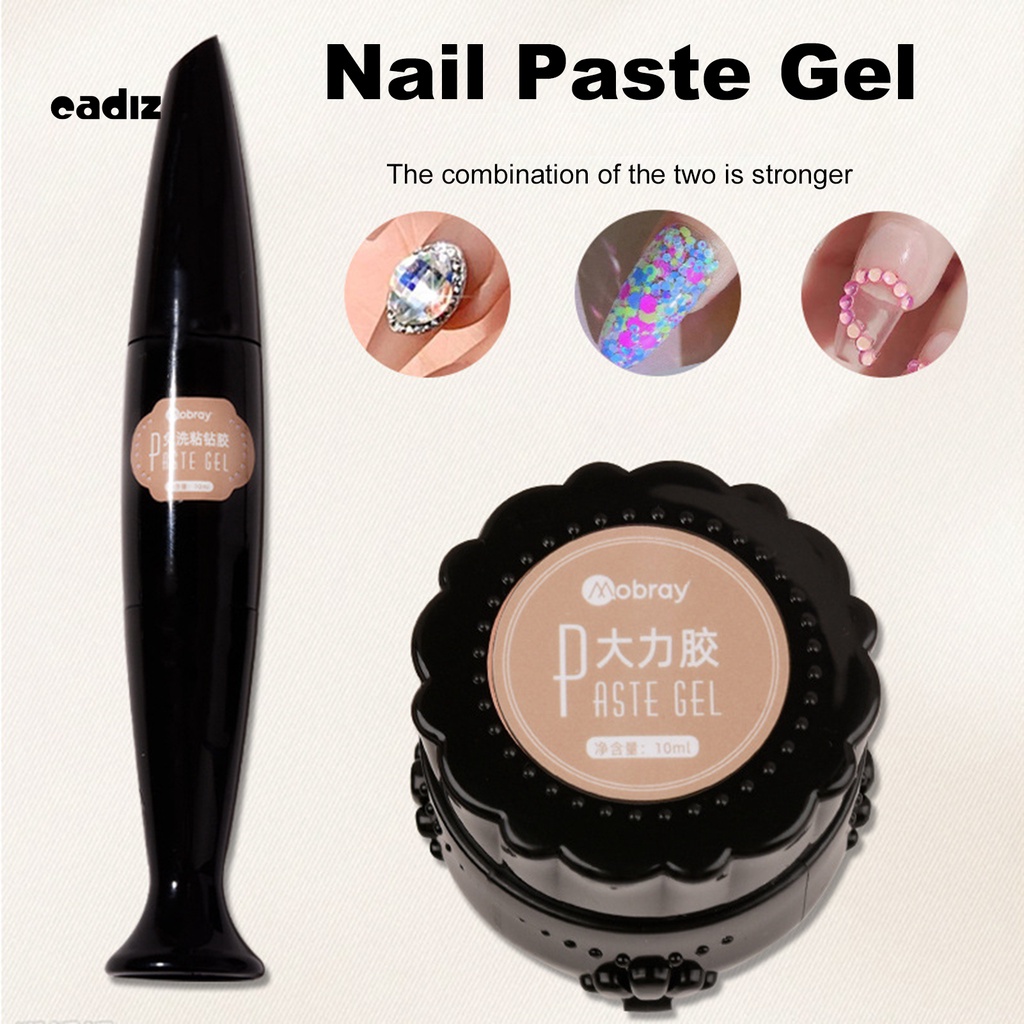 [Hàng mới về] Keo dán đá trang trí móng tay trong suốt với độ cứng cao tiện dụng cho nữ