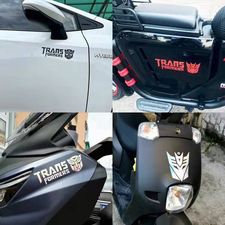 Transformers Miếng Dán Phản Quang Chống Thấm Nước Nhiều Màu Sắc Trang Trí Xe Máy