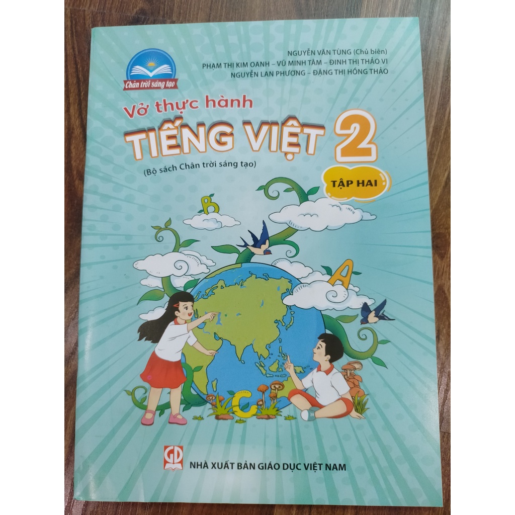 Sách - Combo Vở thực hành Tiếng Việt 2 - tập 1 + 2 (Bộ sách Chân trời sáng tạo)