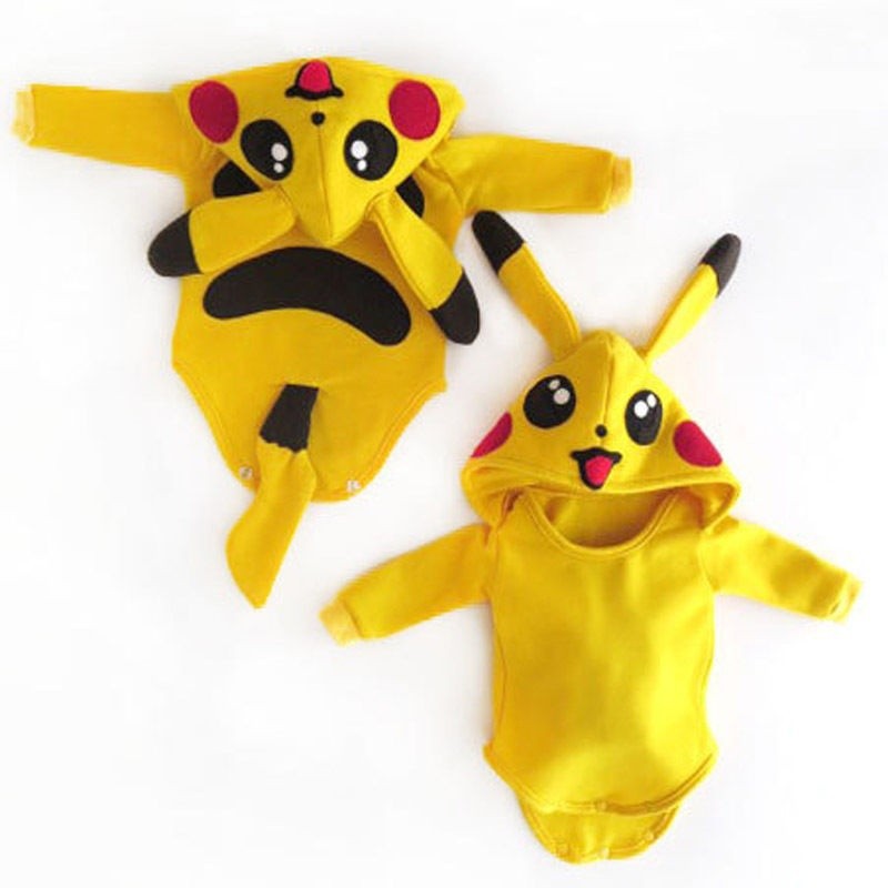 Áo liền quần họa tiết Pikachu cho bé hóa trang Halloween