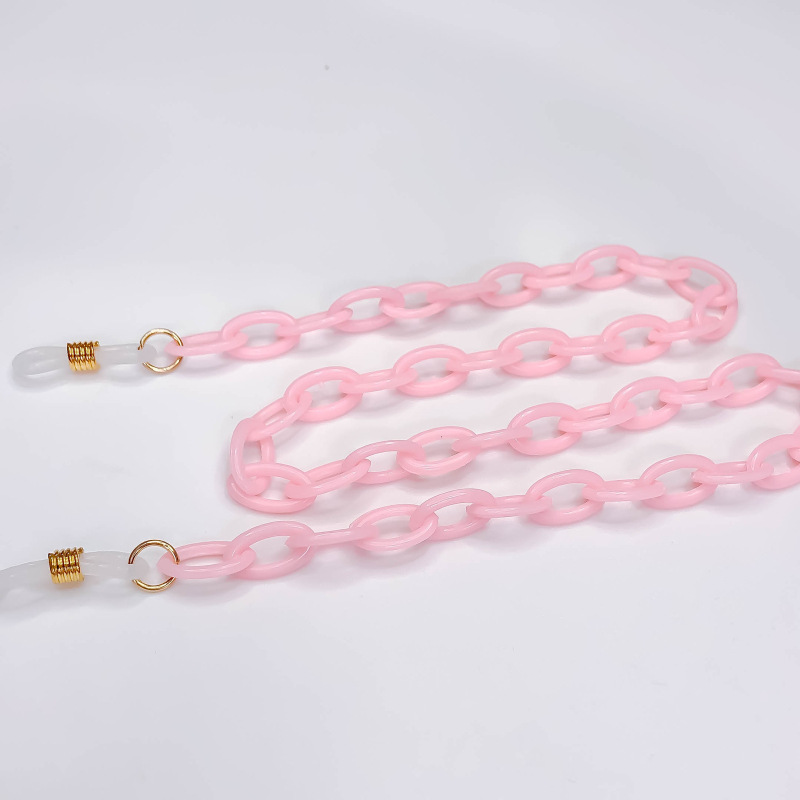 Dây đeo khẩu trang/ mắt kính chống trượt bằng acrylic có thể điều chỉnh thời trang cho nam và nữ