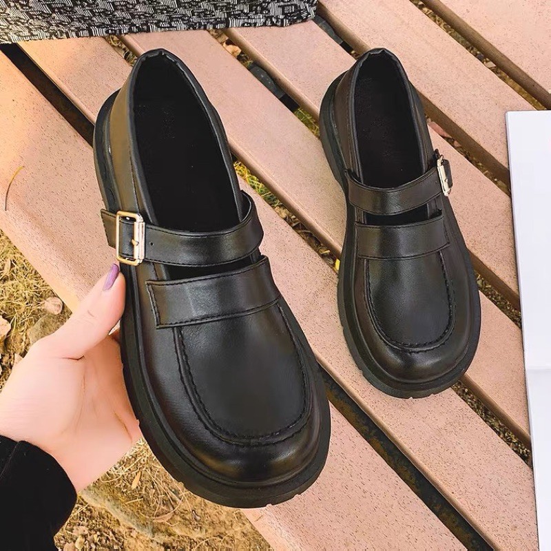 Giày oxford da pu hai quai | BigBuy360 - bigbuy360.vn