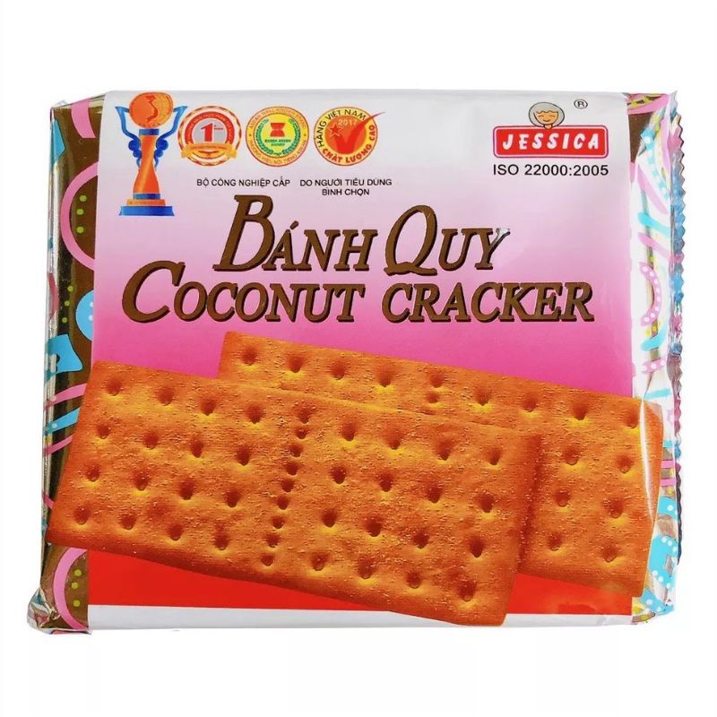 BÁNH QUY BẠC VUÔNG- 178Gr