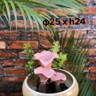 THÁC NƯỚC PHONG THỦY MINI GỐM SỨ BÁT TRÀNG