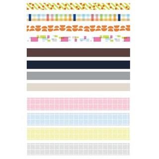 Set 4 cuộn băng dính washi tape WT232
