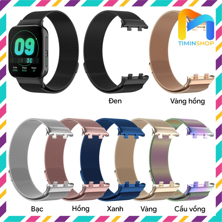 Dây đeo Oppo Watch 41/ 46mm - Dây thép, khóa nam châm