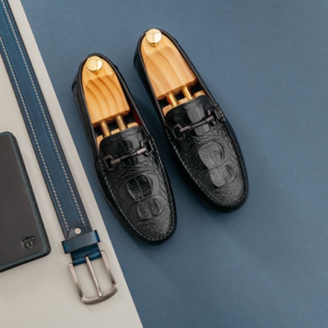 Giày lười nam quai ngang GNTA53.9-D