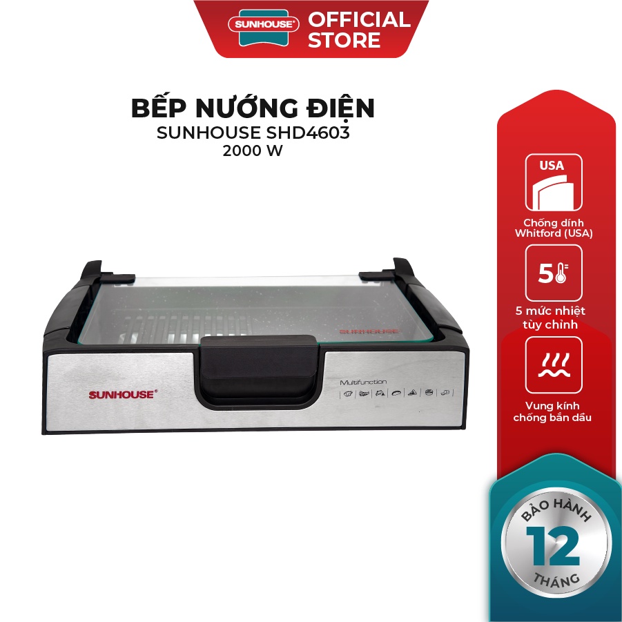 Bếp nướng điện Sunhouse SHD4603