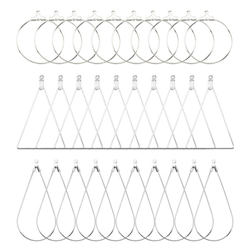 Bông Tai Màu Vàng / Bạc Hình Tam Giác / Tròn Độc Đáo Thời Trang DIY