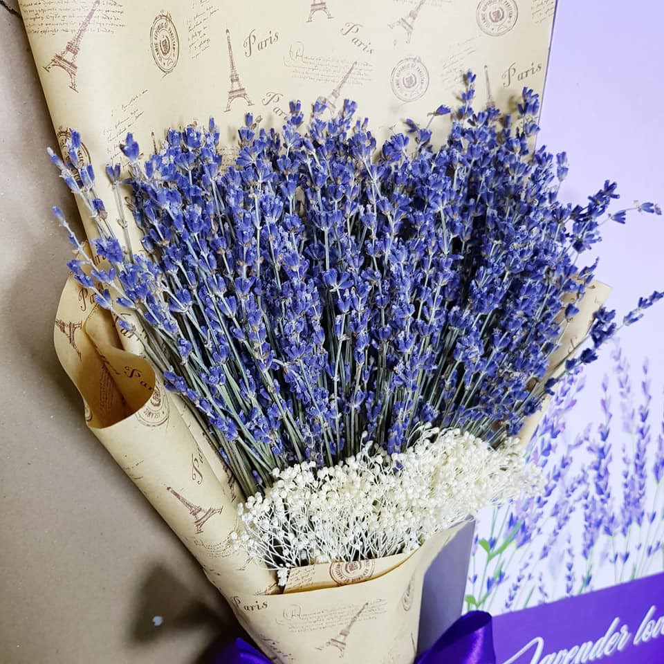 Hộp Hoa Lavender Khô Xinh Xắn