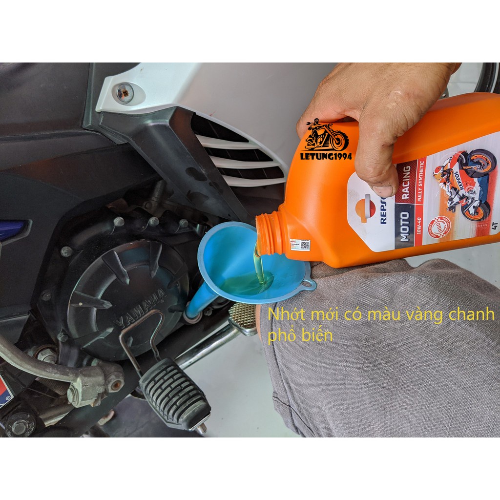 Nhớt Repsol Racing 10w40 tổng hợp hoàn toàn chính hãng Nhập Khẩu Tây Ban Nha 1 Lít