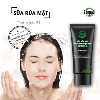 [SẠCH SÂU BÃ NHỜN- CẤP ẨM CHO DA] Sữa rửa mặt than tre hoạt tính. Hàng chính hãng ZENPALI