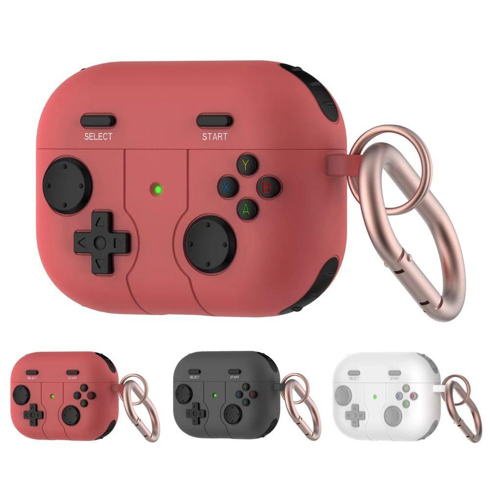 JONYE Vỏ Bảo Vệ Hộp Sạc Tai Nghe Bluetooth Airpods 3 / Pro 2 / 3 Bằng Silicon Hình Tay Cầm Chơi Game
