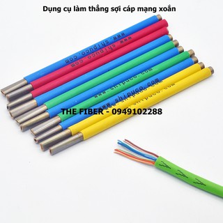 Dụng cụ xoáy cáp mạng xoắn thành thẳng