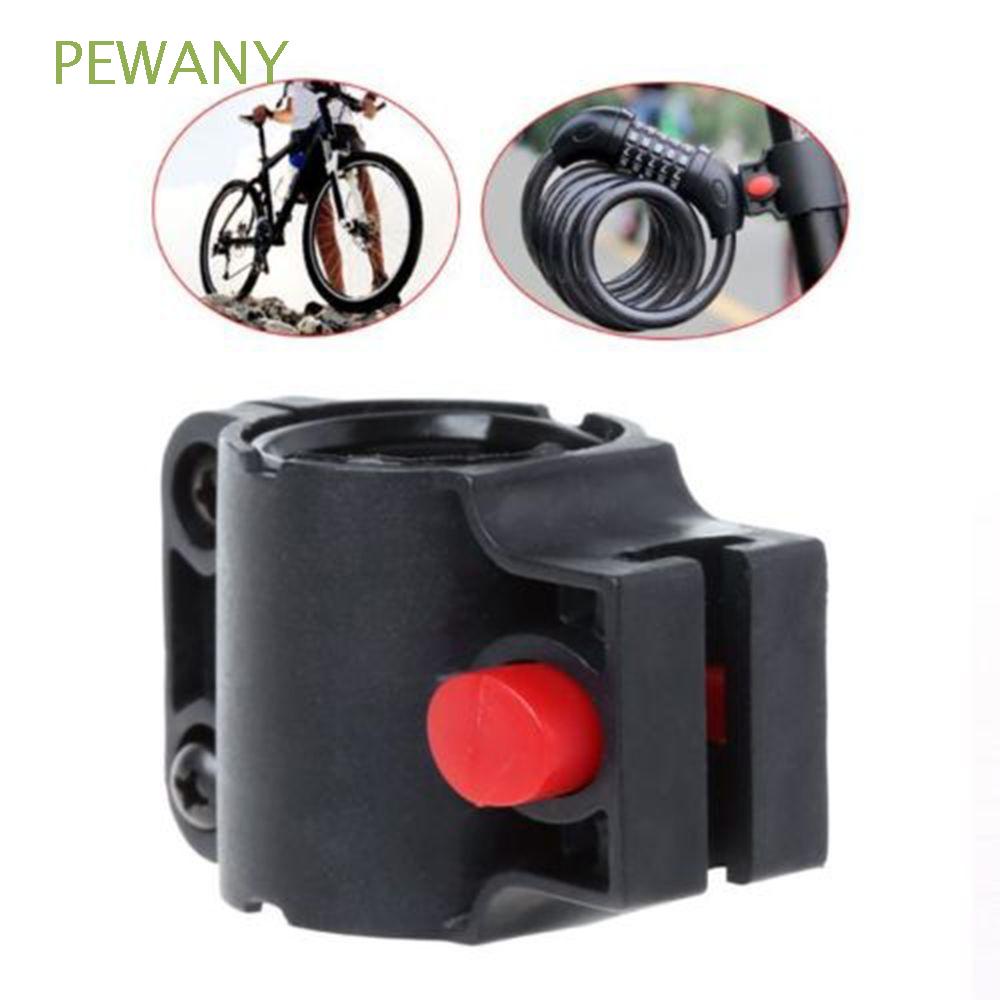 PEWANY Universal Lock Holder Circular Type Mount Bracket Cycling Parts Cable Lock Support Frame U Lock Fixed Bicycle MTB Accessories/Multicolor