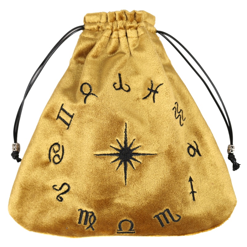 Túi Dây Rút Đựng Bài Tarot Chất Liệu Nhung Nỉ