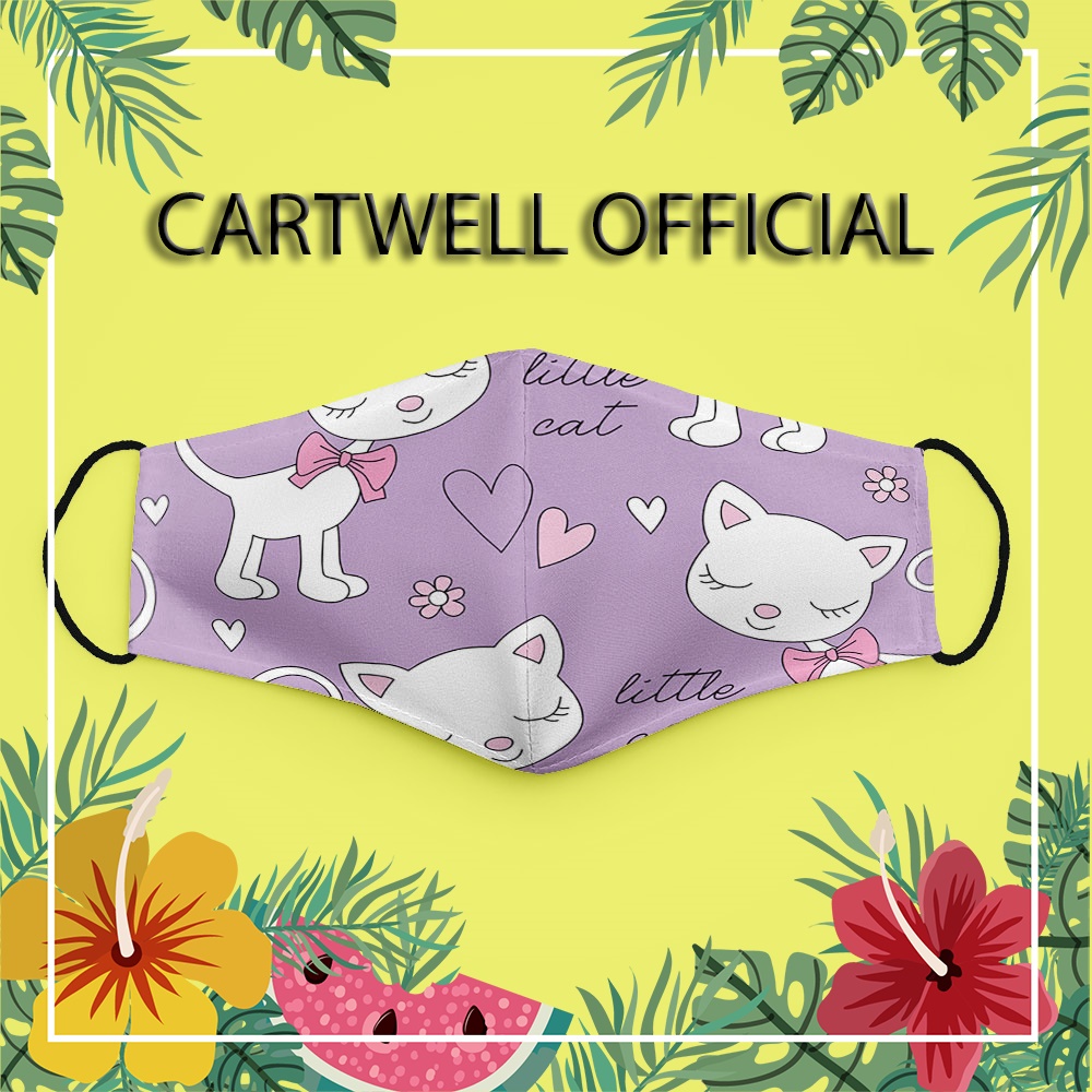Khẩu trang trẻ em thú cưng dễ thương cho bé cute đáng yêu Hình Đẹp CARTWELL có thể giặt và tái sử dụng dành cho nam nữ p