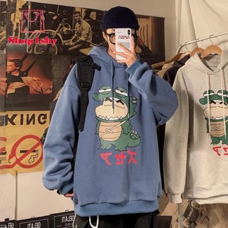 Áo Hoodie Tay Dài In Hình Khủng Long Cho Nam
