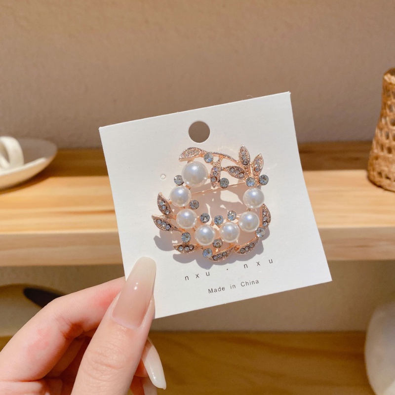 (MớI) Ghim GàI ÁO HìNh Hoa HồI GiáO BằNg HợP Kim