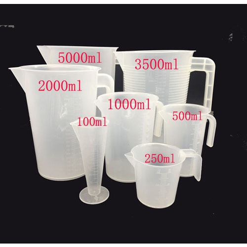 Ca đong, Cốc đong 250ml / 500ml / 1000ml