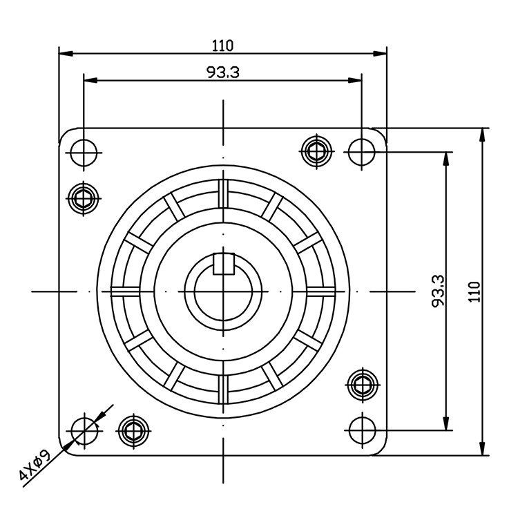 Động cơ bước chính hãng sumtor 3 pha 16Nm size 110 110HT1640