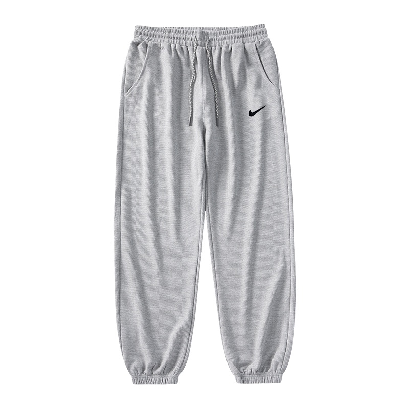 Quần Thể Thao Ống Rộng Co Giãn Thêu Logo NK Chính Hãng Cho Cặp Đôi